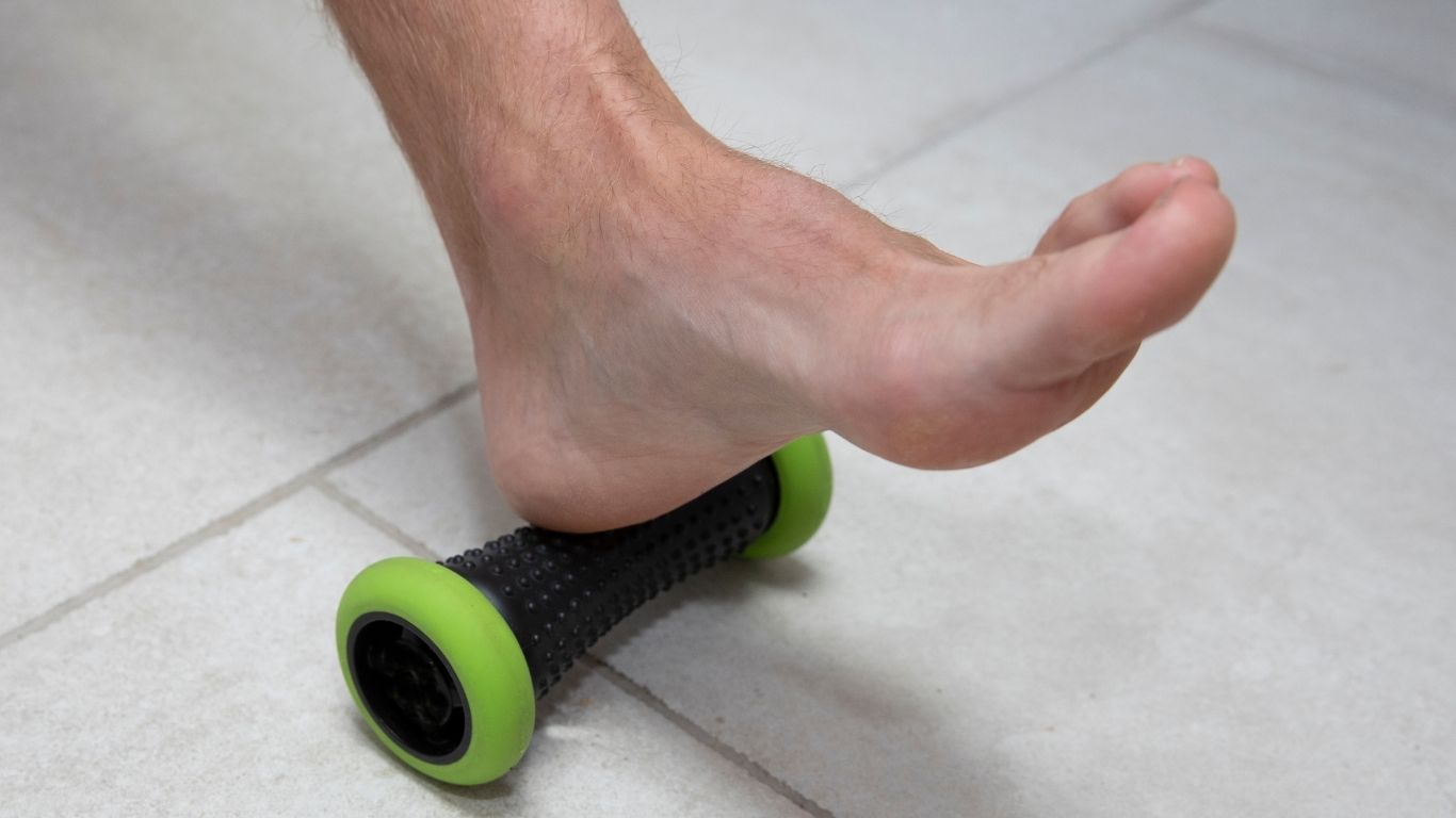 Gentle plantar fascia and calf mobility work