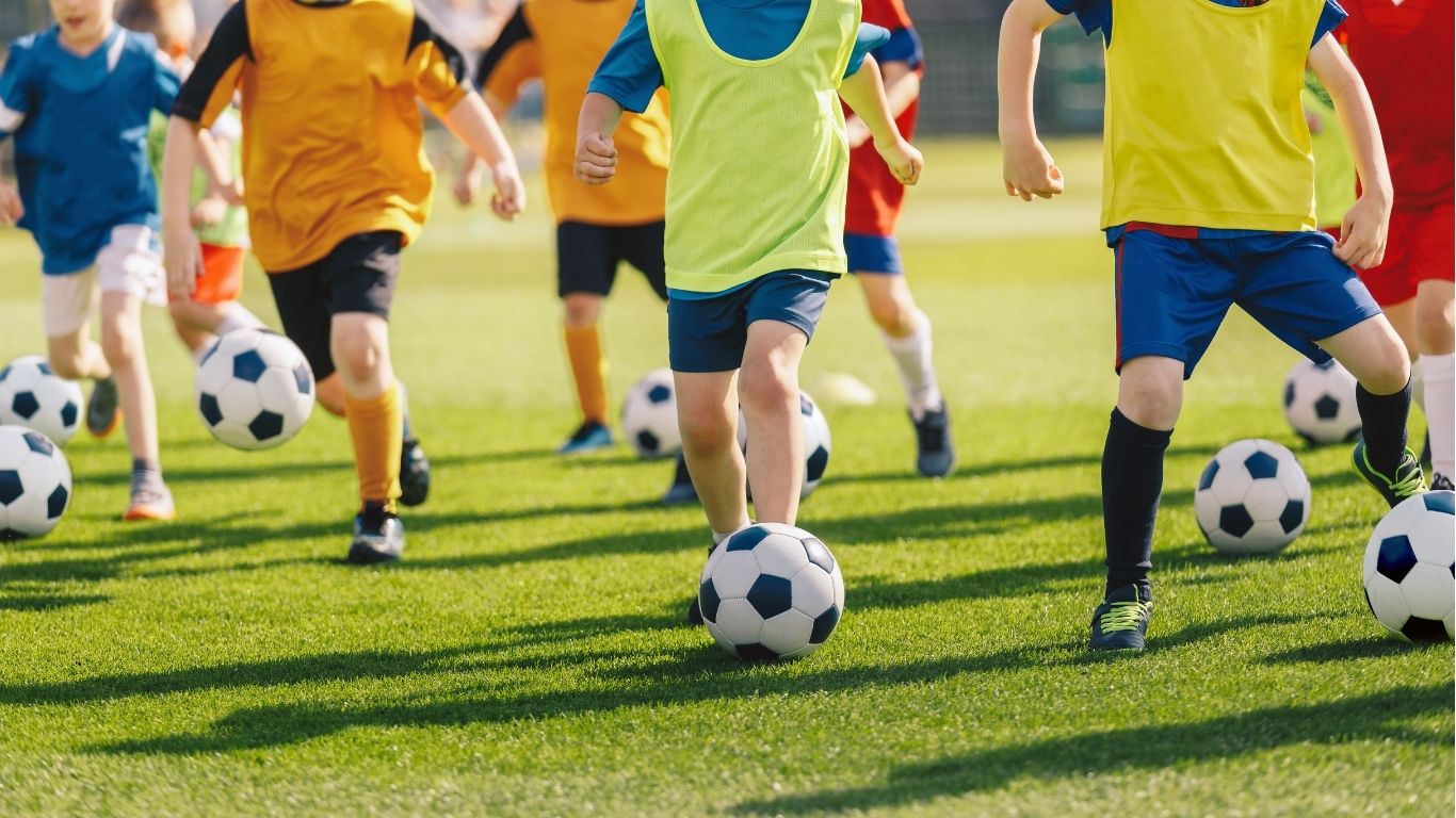 Soccer traning for children